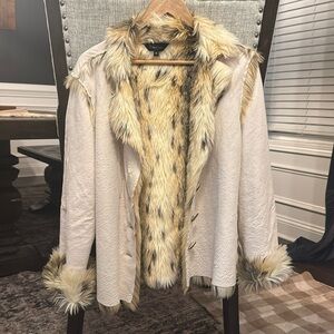 True Grit Elephant Fur Blazer  M